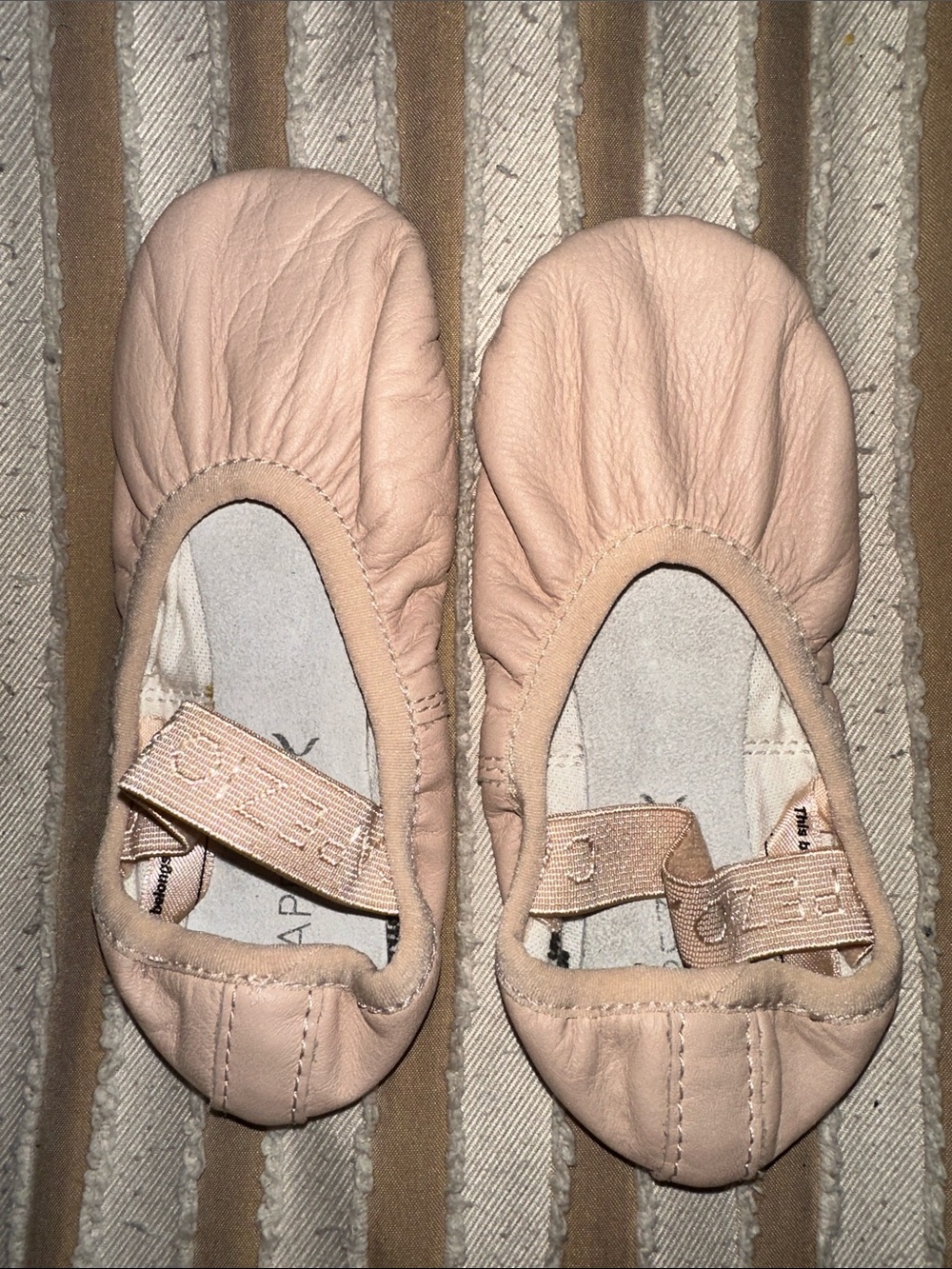 Capezio Girls Ballet Flats in Blush Pink